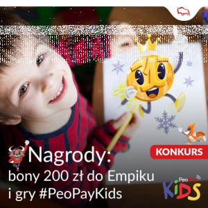 Konkurs plastyczny "Maluj z PeoPay KIDS" do godz. 18:00