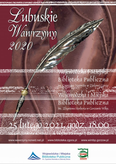 Lubuskie: Konkurs "Lubuskie Wawrzyny 2020"