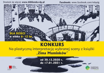 Dąbrowa Górnicza: Konkurs plastyczny "Zima Muminków"
