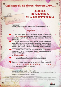 Konkurs "Moja kartka walentynka"