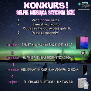 Konkurs "nocne selfie (selfie zrobione w nocy)"