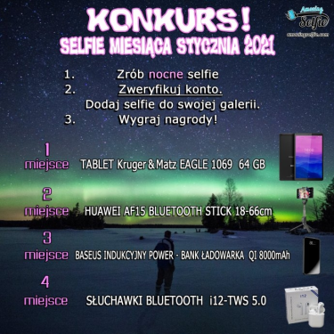 Konkurs "nocne selfie (selfie zrobione w nocy)"