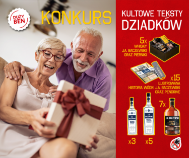 Konkurs "Kultowe teksty Dziadków" 18+, do godz: 10:00
