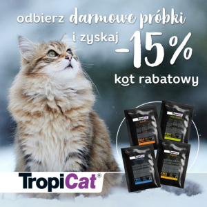 Odbierz próbki karmy TropiCat