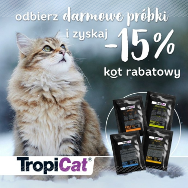Odbierz próbki karmy TropiCat