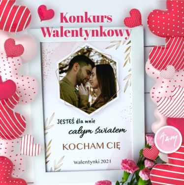 Konkurs "Ramka ze zdjęciem Walentynkowa"