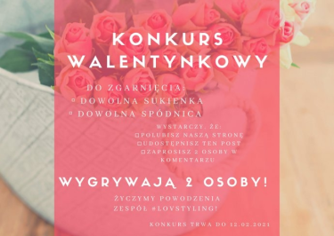 Konkurs walentynkowy od LovStyling
