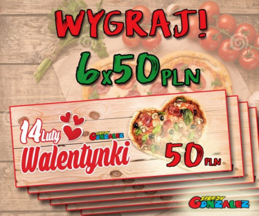 Konkurs "Restauracja Speedy Gonzalez Kartuzy lub Żukowo" do godz. 20:00