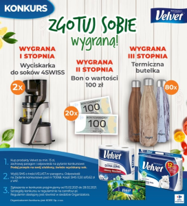 Konkurs "Velvet - Zgotuj sobie wygraną" Carrefour