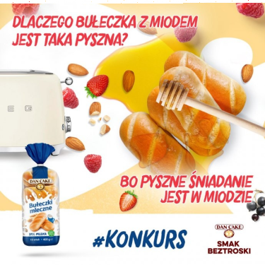 Konkurs "Śniadanie z Dan Cake" do godz. 14:00