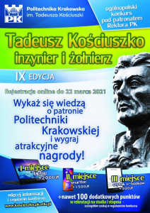 Konkurs "Tadeusz Kościuszko – inżynier i żołnierz"