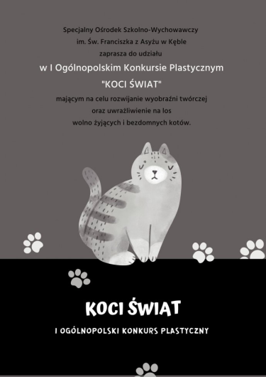I Ogólnopolski Konkurs Plastyczny "Koci świat"
