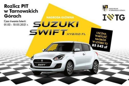 Tarnowskie Góry: Loteria "Rozlicz PIT w Tarnowskich Górach"