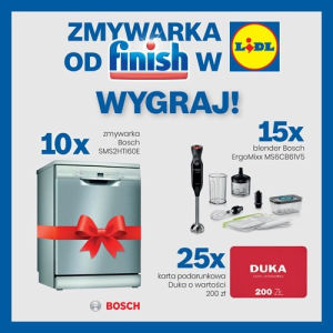Konkurs "Zmywarka od Finish w Lidl"