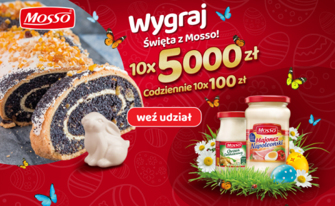 Loteria: Wygraj święta Wielkanocne z Mosso!