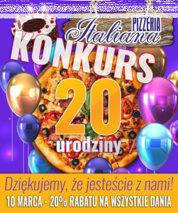 Kartuzy, Sierakowice: Konkurs urodzinowy