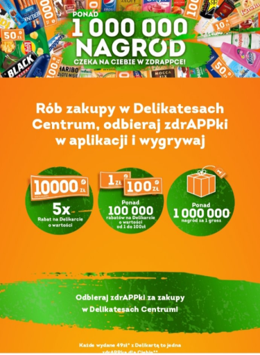 Loteria "Zdrapka" Delikatesy Centrum