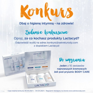 Konkurs "Dbaj o higienę intymną"