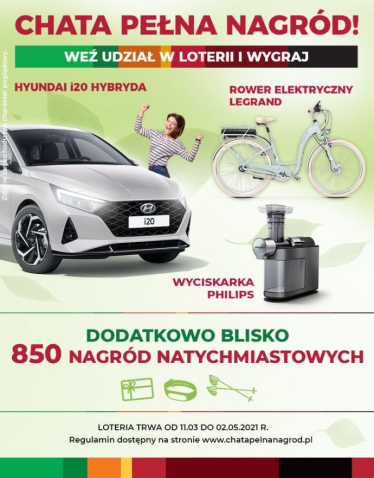 Loteria "Chata pełna nagród"