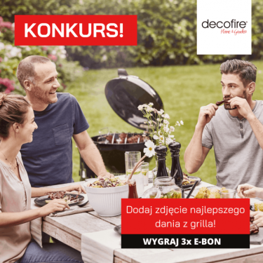 Grillowy konkurs Decofire – wygraj e-bon o wartości 100 zł