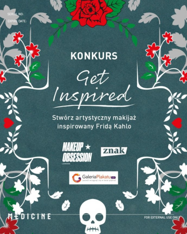 Konkurs "Medicine Get Inspired – stwórz artystyczny makijaż inspirowany Fridą Kahlo"