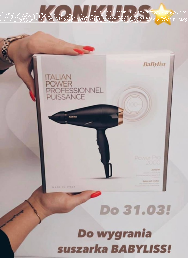 Wygraj suszarkę Babyliss