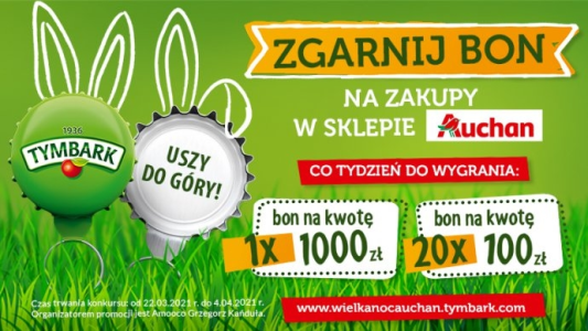 Konkurs "Wielkanoc z Tymbarkiem" Auchan