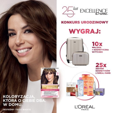 Konkurs "25 lat Excellence" Drogerie Natura