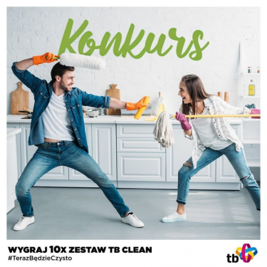 Wygraj 1 z 10 zestawów czyszczących TB clean i gadżety