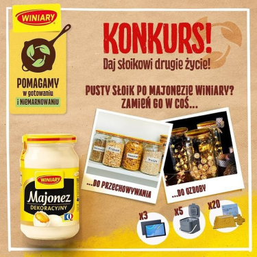 Konkurs fotograficzny "Winiary - drugie życie słoika"