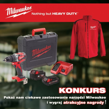 Konkurs "Pokaż nam ciekawe zastosowanie narzędzi Milwaukee i wygraj atrakcyjne nagrody"