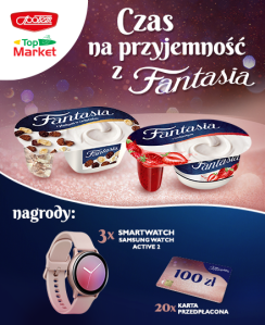 Konkurs "Czas na przyjemność z Fantasia" Społem, Top Market