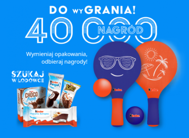 Konkurs "Kinder 40 tys nagród do wyGRANIA"