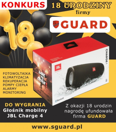 Konkurs "Z okazji 18 urodzin firmy GUARD"