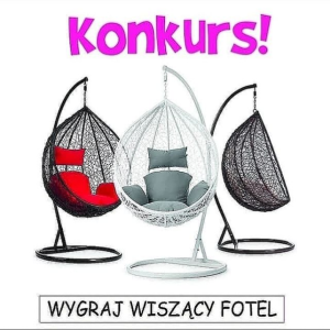 Wygraj wiszący fotel typu kokon