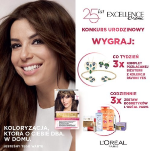 Konkurs "25 lat Excellence w Rossmann"