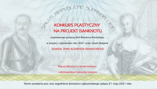 Wojewódzki konkurs plastyczny na projekt banknotu