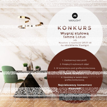 Wygraj stylową lampę Lotus lampę Lotus