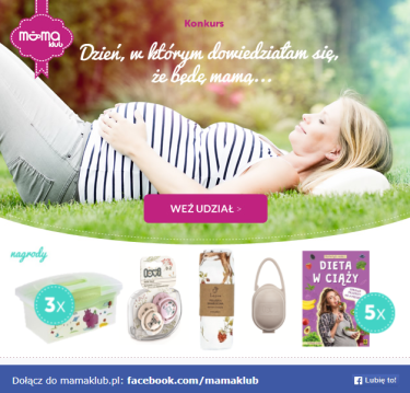 Konkurs "Dzień, w którym dowiedziałam się, że będę mamą..."