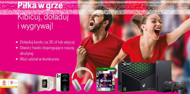 Konkurs "T-Mobile – doładuj telefon i wygrywaj"
