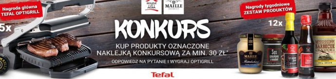 Konkurs "Wygraj Tefal Optigrill" Frisco