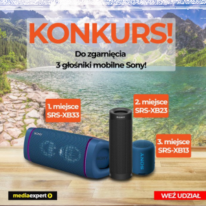 Wygraj głośnik Sony SRS-XB33L