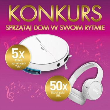 Konkurs "Sprzątaj dom w swoim rytmie" Kaufland