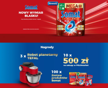 Konkurs "Dodaj blasku z Somat!  POLOmarket"