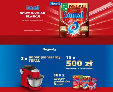 Konkurs "Dodaj blasku z Somat!  POLOmarket"