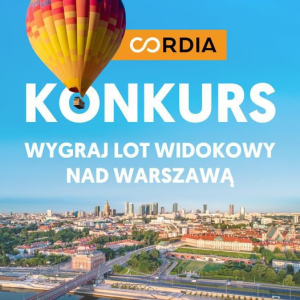 Wygraj lot widokowy nad Warszawą