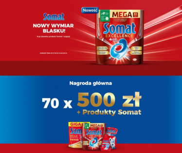 Konkurs "Zmywaj z Somat" Kaufland