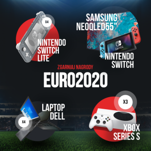 Konkurs "EURO 2020 z NOINN - wygraj tv, konsole, smart bandy"