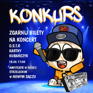 Konkurs "Stwórz rymowankę i zgarnij bilety na koncert"