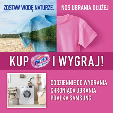 Konkurs "Chroń ubrania z Vanish" Rossmann